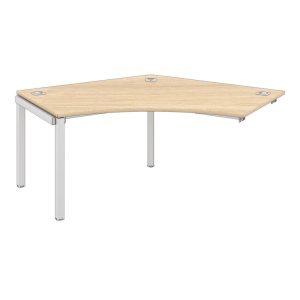 Matrix+ 120 Degree Workstation with Shared Inset Intermediate Leg