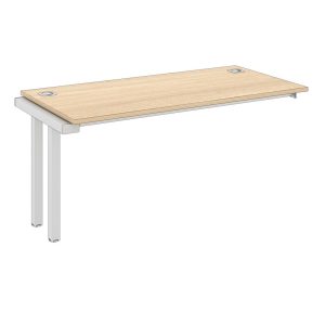 Matrix+ Rectangular Desk with Shared Inset Intermediate Leg